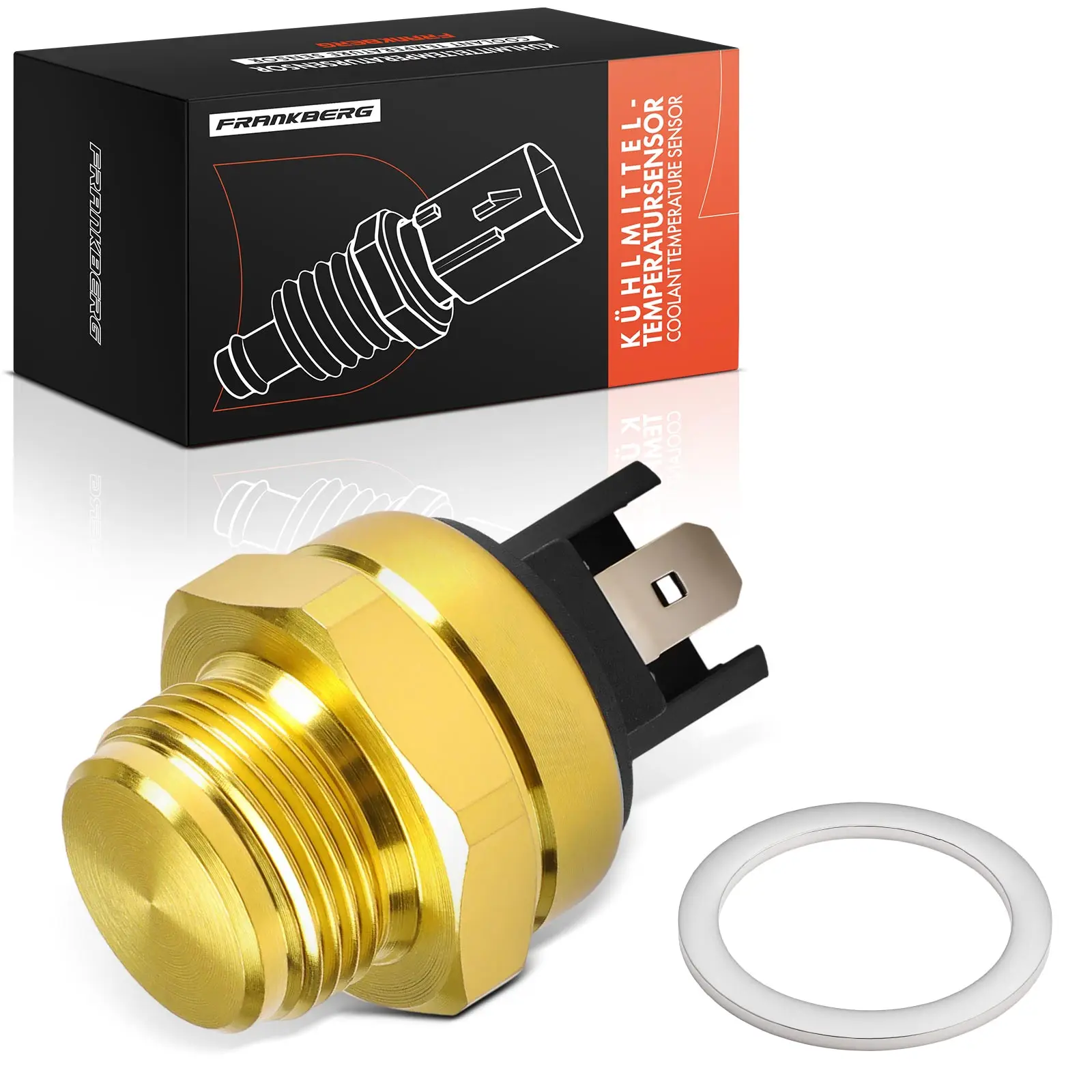 Frankberg 1x Sensor Koelvloeistof Temperatuur voor Peugeot 504 505 Alfa Romeo 75 164 Alfetta 126413 6000001356 26171030 101507