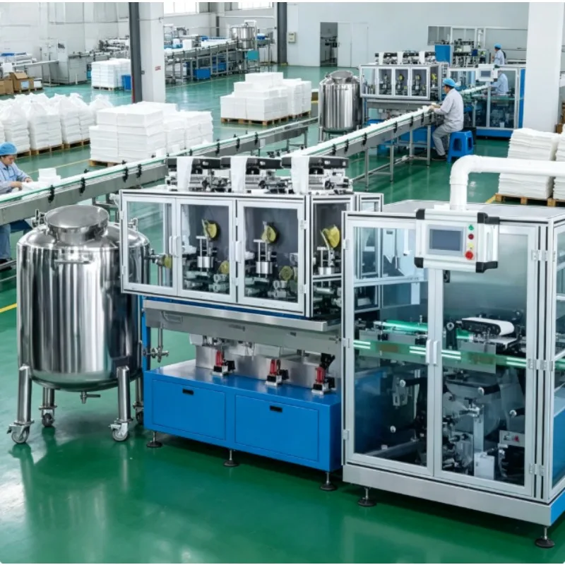 Customized High-efficiency Innovative Versatile Wet Wipes Machine Capable of Producing 600 Sheets Per Minute