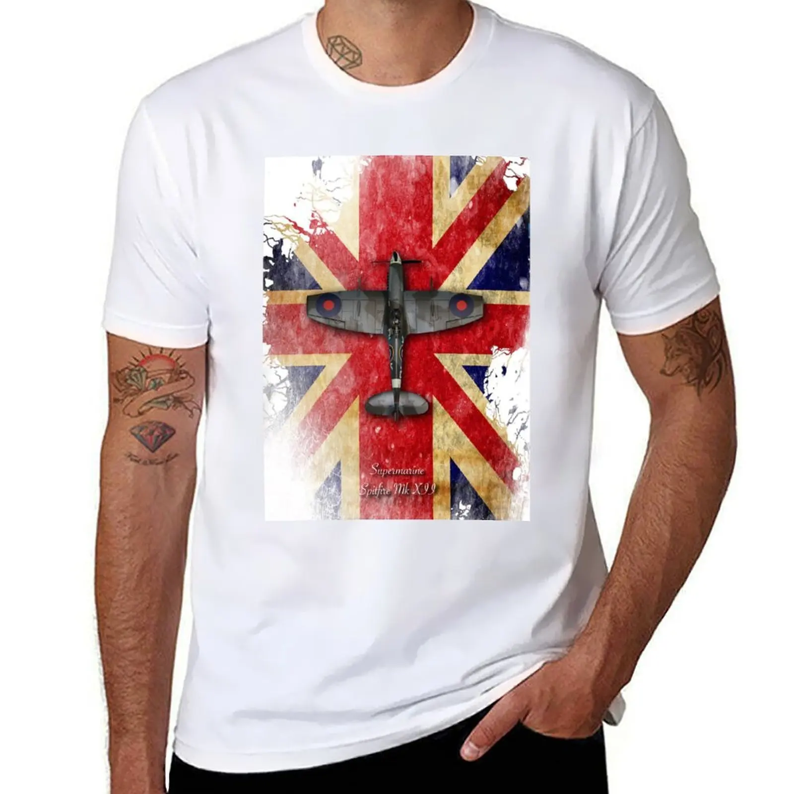 

Футболка Spitfire Mk.XII, футболки с аниме, хлопковые футболки большого размера, футболка высокого качества