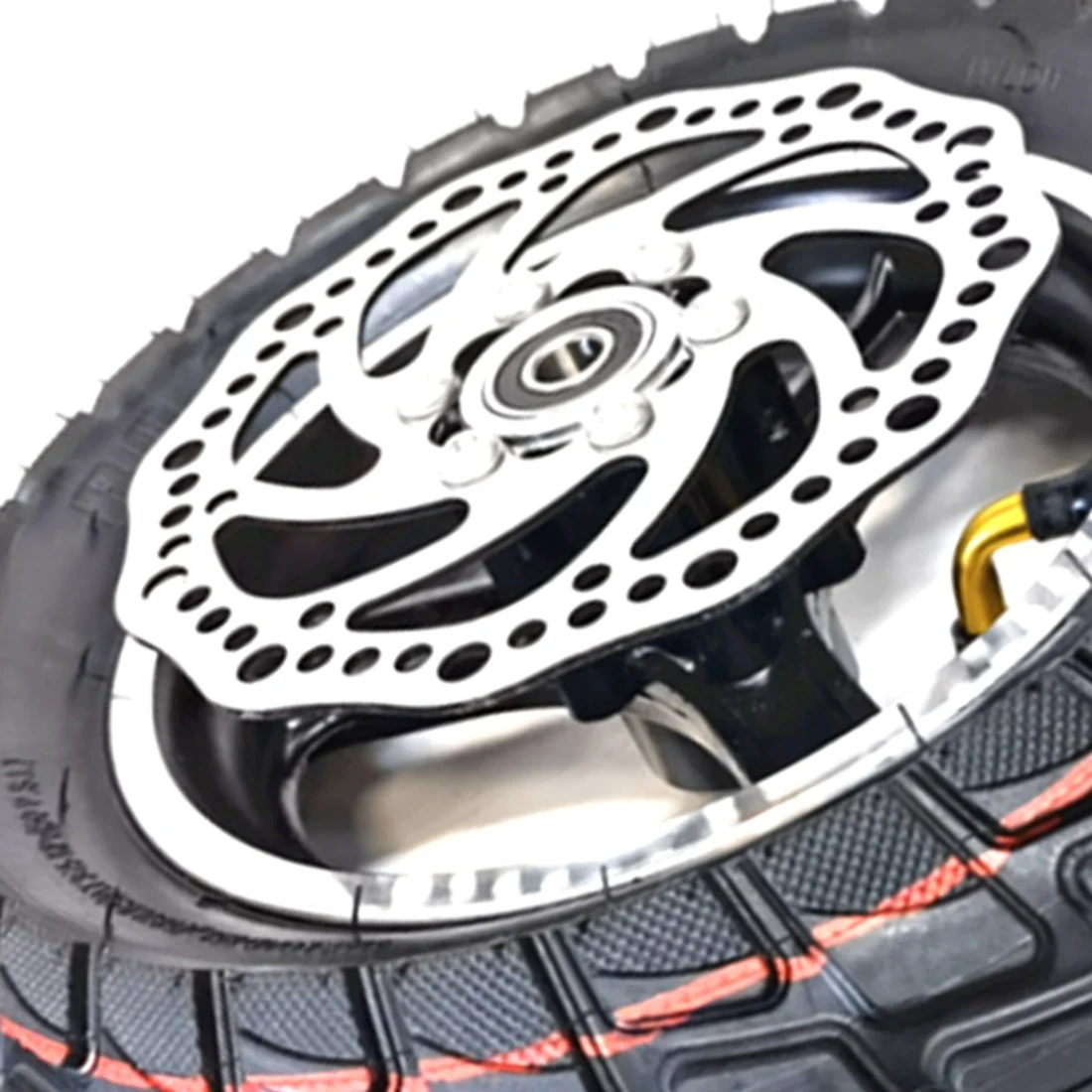 

【New User-Coupon!】10 Inches Scooter Tire Tubeless Tire Full Wheel With Hub Universal For 10X3.0 255X80 Scooter Tires