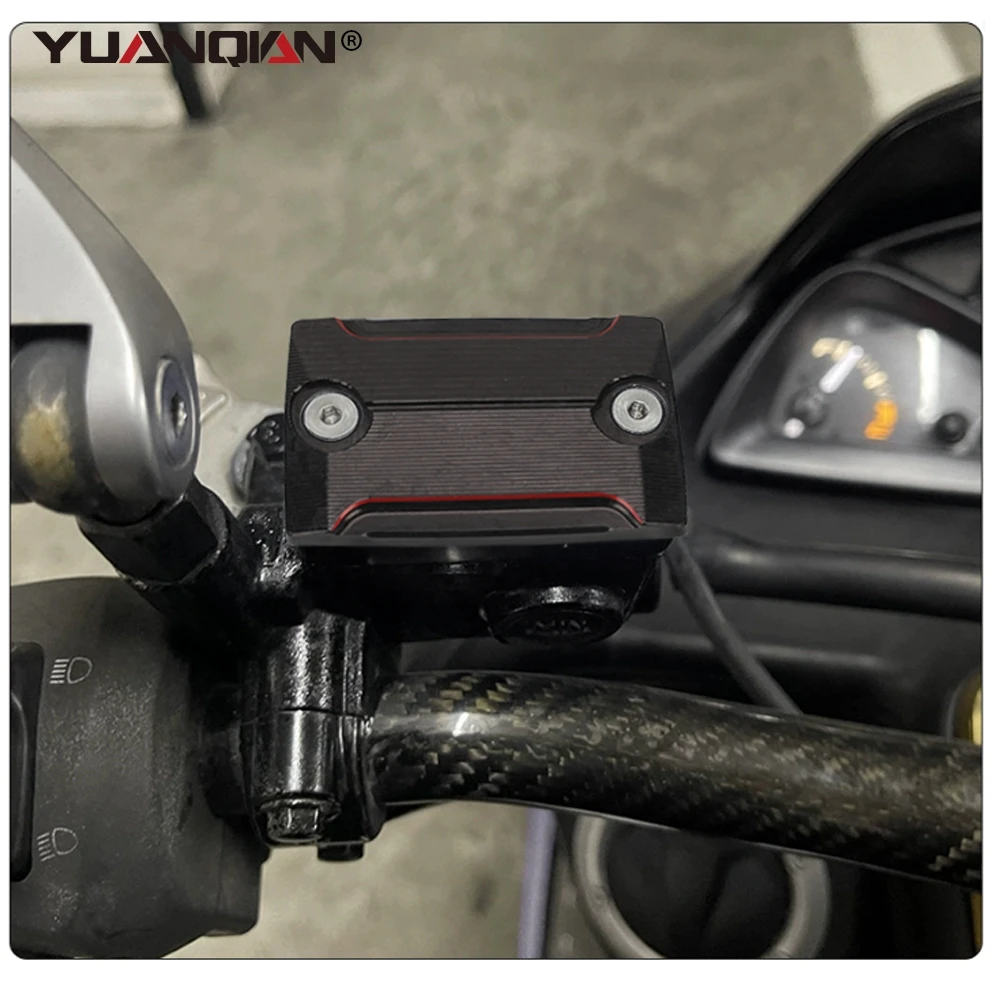 For Yamaha XJ6 XSR700 TDM900 XSR900 FJR1300 XT1200Z Super Tenere XT660Z Brake Fluid Reservoir Cylinder Oil Tank Cap Protector