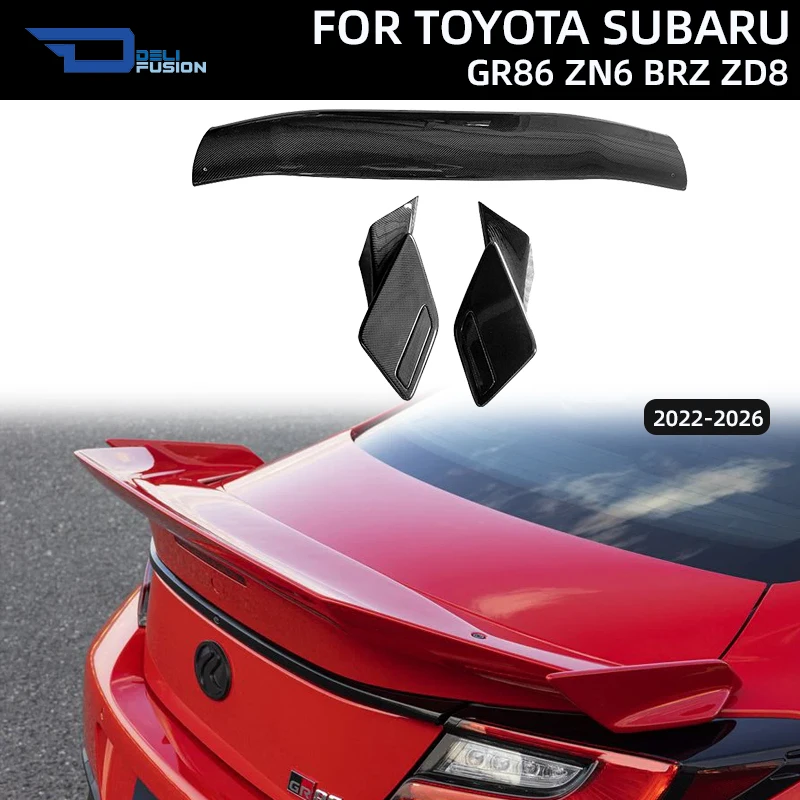 

For 2022-2026 Toyota GR86 ZN6 Subaru BRZ ZD8 RES Japan Style Rear Wing Spoiler CF Carbon Fiber Car accessories Body Kit Gadgets