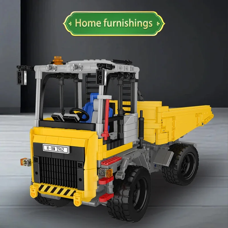 

Mould King 17092 Articulated Dump Truck Building Blocks Remote Control Engineering Vehicles Model Assembly Toys Birthday Gifts