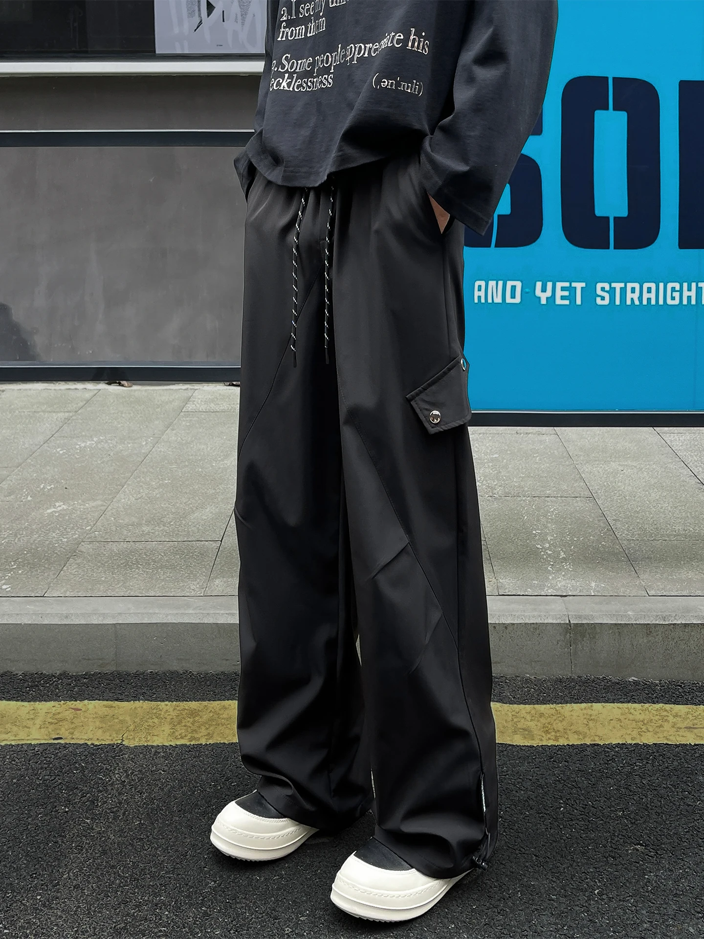 

Мужские повседневные брюки American Sle, осенние, водонепроницаемые, для походов, карго, свободные, прямые, повседневные брюки