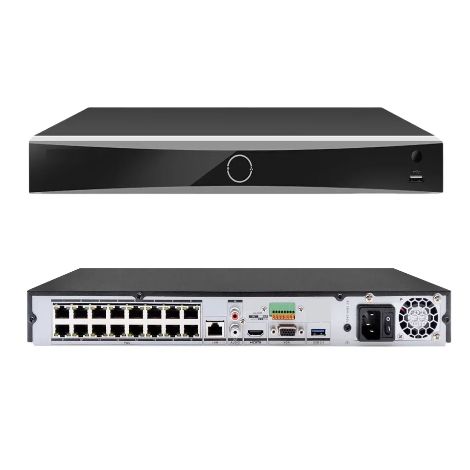 

Original HIK 8MP 16-Channel 4K AcuSense NVR DS-7616NXI-K2/16P CCTV IP Security Surveillance Network Video Recorder with 16 PoE