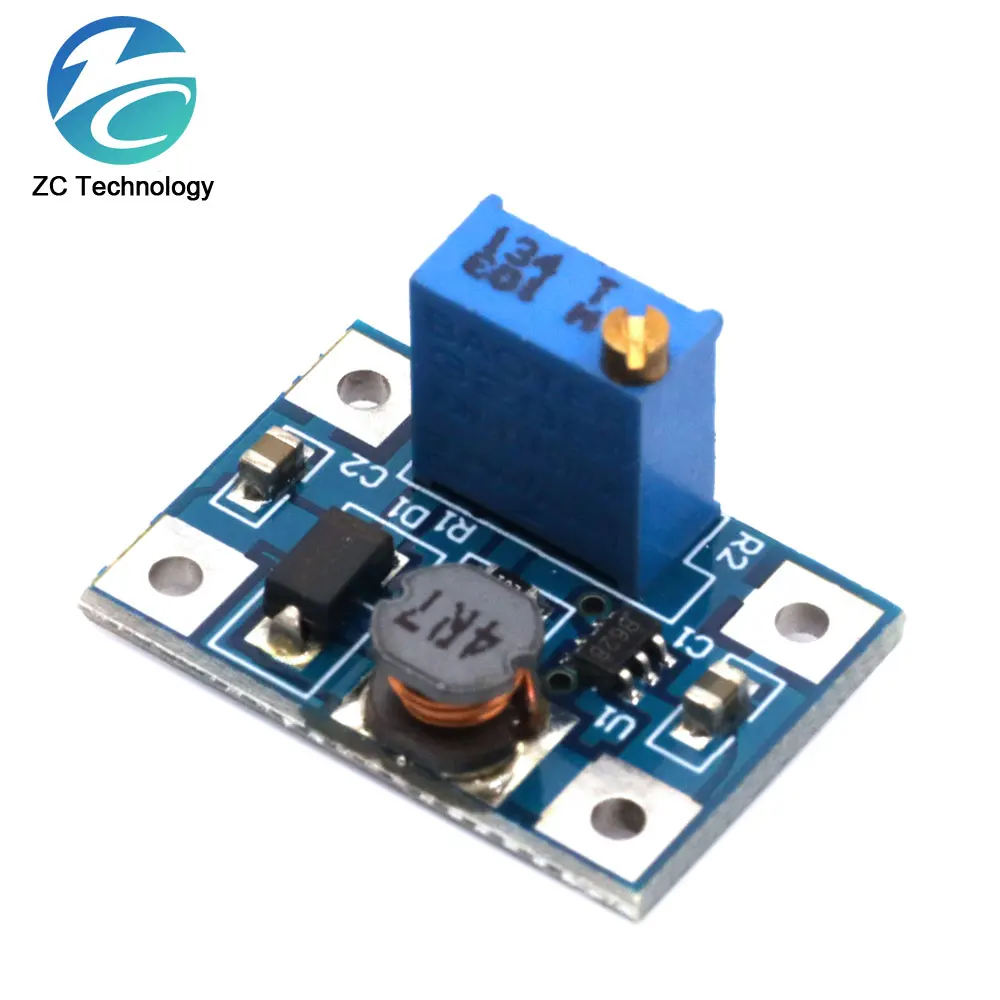 2-24V to 2-28V 2A DC-DC SX1308 Step-UP Adjustable Power Module Step Up Boost Converter for DIY Kit