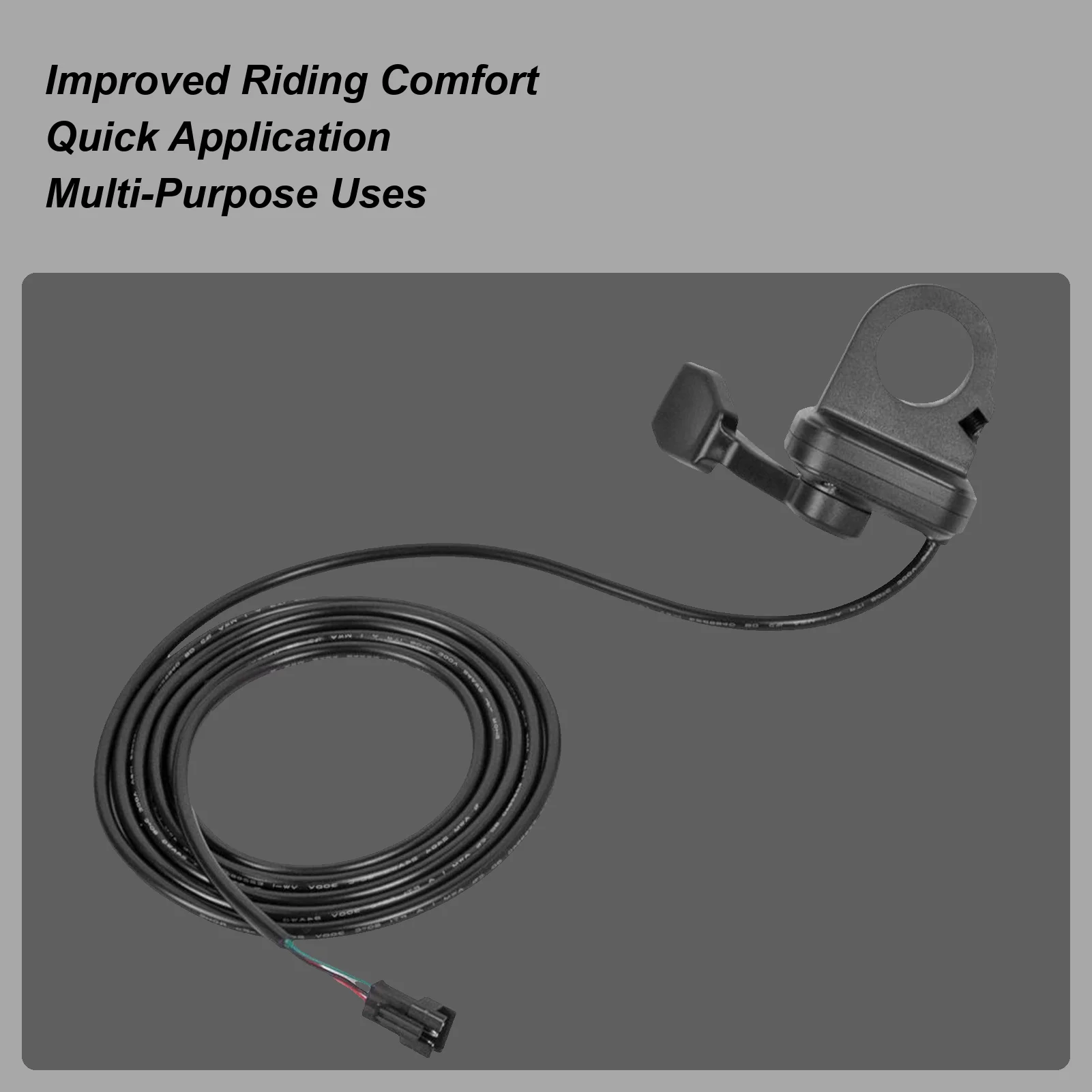 

Дроссельная заслонка для большого пальца, 3-контактный контроллер для большого пальца, электрический скутер, дроссельная заслонка для ATV, мотокросса, внедорожный руль для картинга