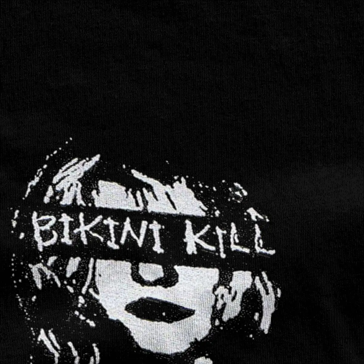 Vintage T-Shirt Bikini Kill Cotton T-Shirts Close Eyes Trendy Cool Tshirt for Men Summer Y2K Funny Loose Short Sleeve Tees