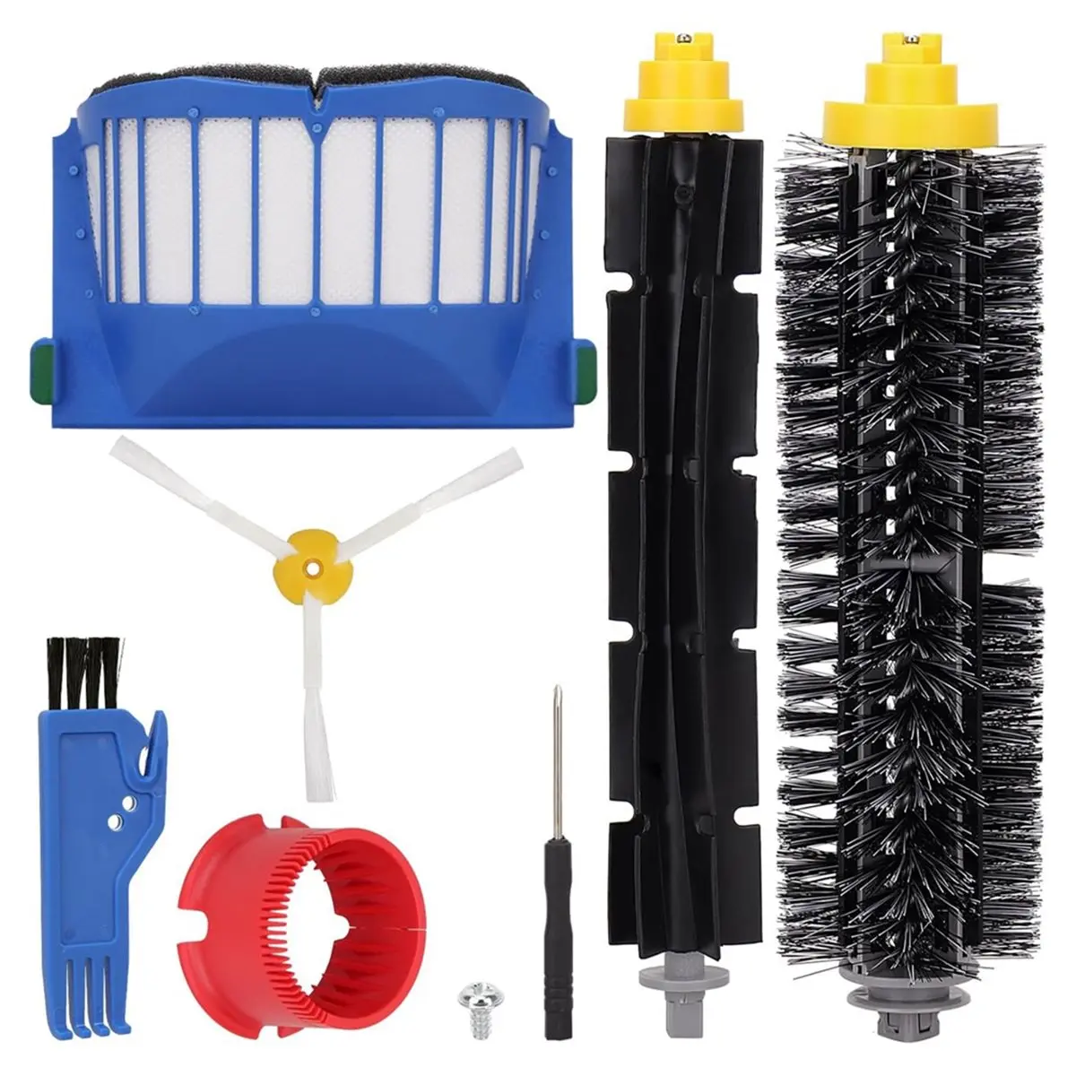 #33Y Replacement Parts for iRobot Roomba 600 500 Series Brush Filter,mop cloth,(Plastic)