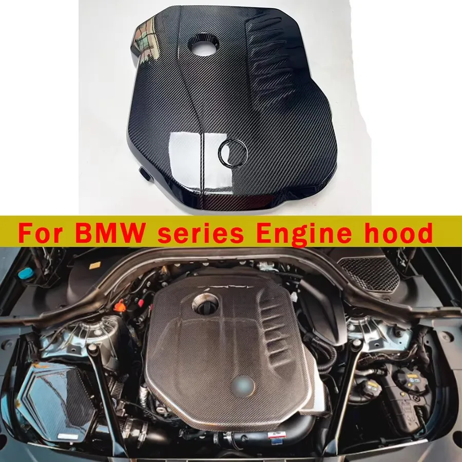 For BMW 3 4 5 6 serie G20 G22 G30 G11 G12 G32 M540 Carbon fiber engine hood B58 3.0T 6-cylinder engine hood cover Car Accessorie