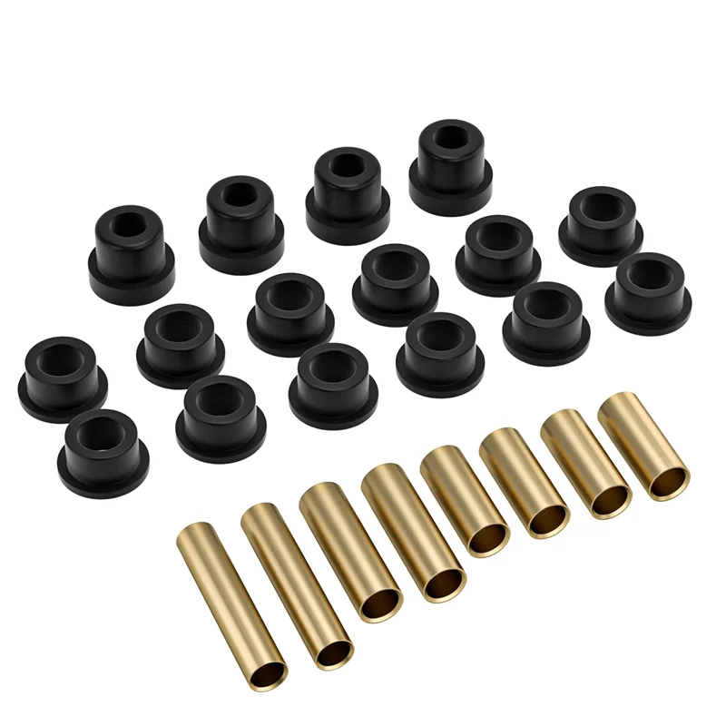 Bushing Kit Front Leaf Spring & Upper A Arm Suspension Bushings and Sleeves for Club Car DS Golf Cart 1016346 1016349