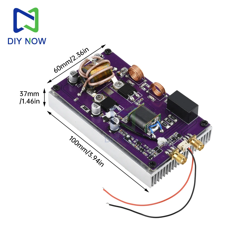 20W Portable Shortwave Power Amplifier Module Transceiver With Low-Pass Filter Supporting 2Mhz-30Mhz Frequency Range