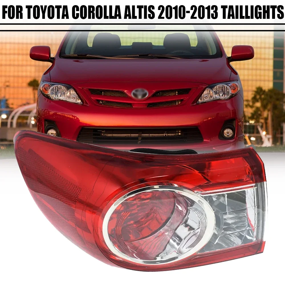 Left/Right Side Tail Lamp For TOYOTA COROLLA Altis 2010 2011 2012 2013 Rear Tail Light Brake Lamp withdrl