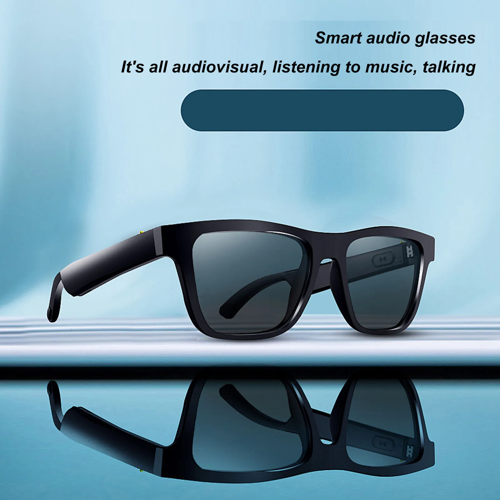 Smart Audio Glasses W3 Audio Smart Sunglasses Hands  Calling Glare Filtering Wireless Bluetooth Music Glasses for Traveling