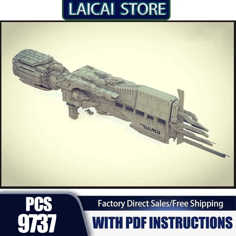 

Military Series Moc Building Bricks USS Spacecraft Model Technology Blocks Gifts Christmas Construstion Toys Set DIY Assembly