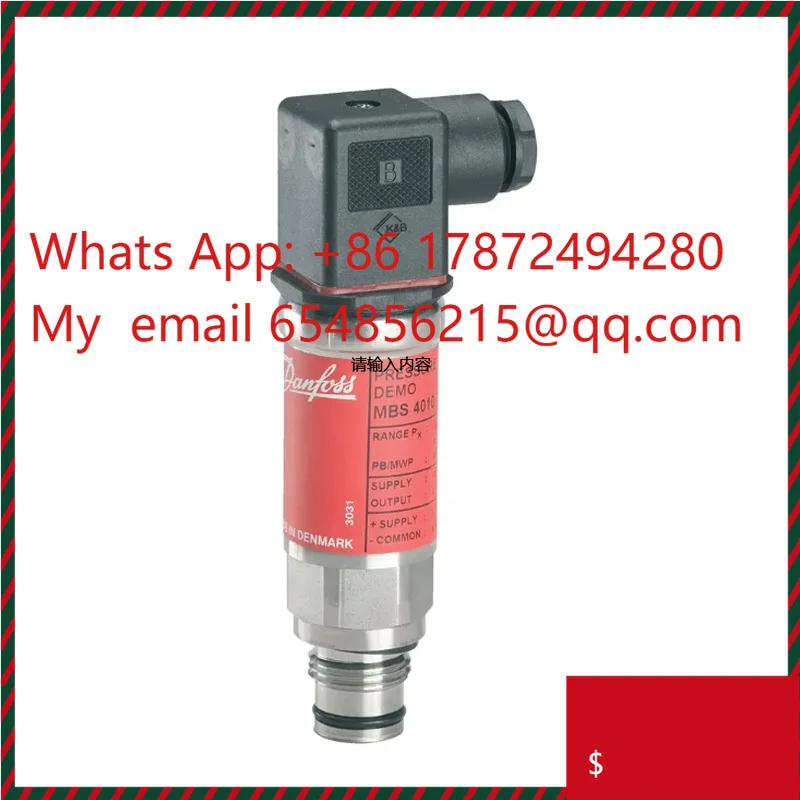 0-6bar Pressure Sensor Transmitter - MBS 4010 060G3212 Industrial Pressure Transducer
