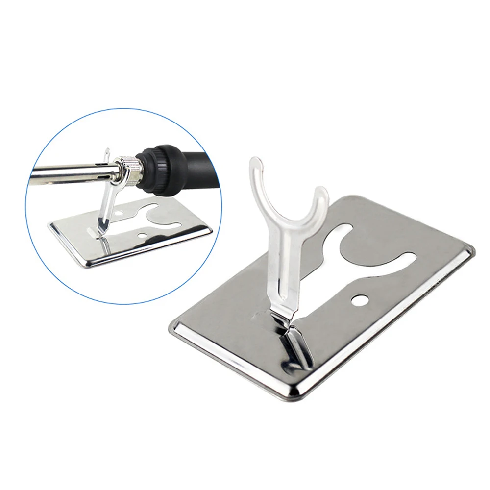 Electric Soldering Iron Stand Holder Metal Support Station with Solder Sponge Soldering Iron Frame