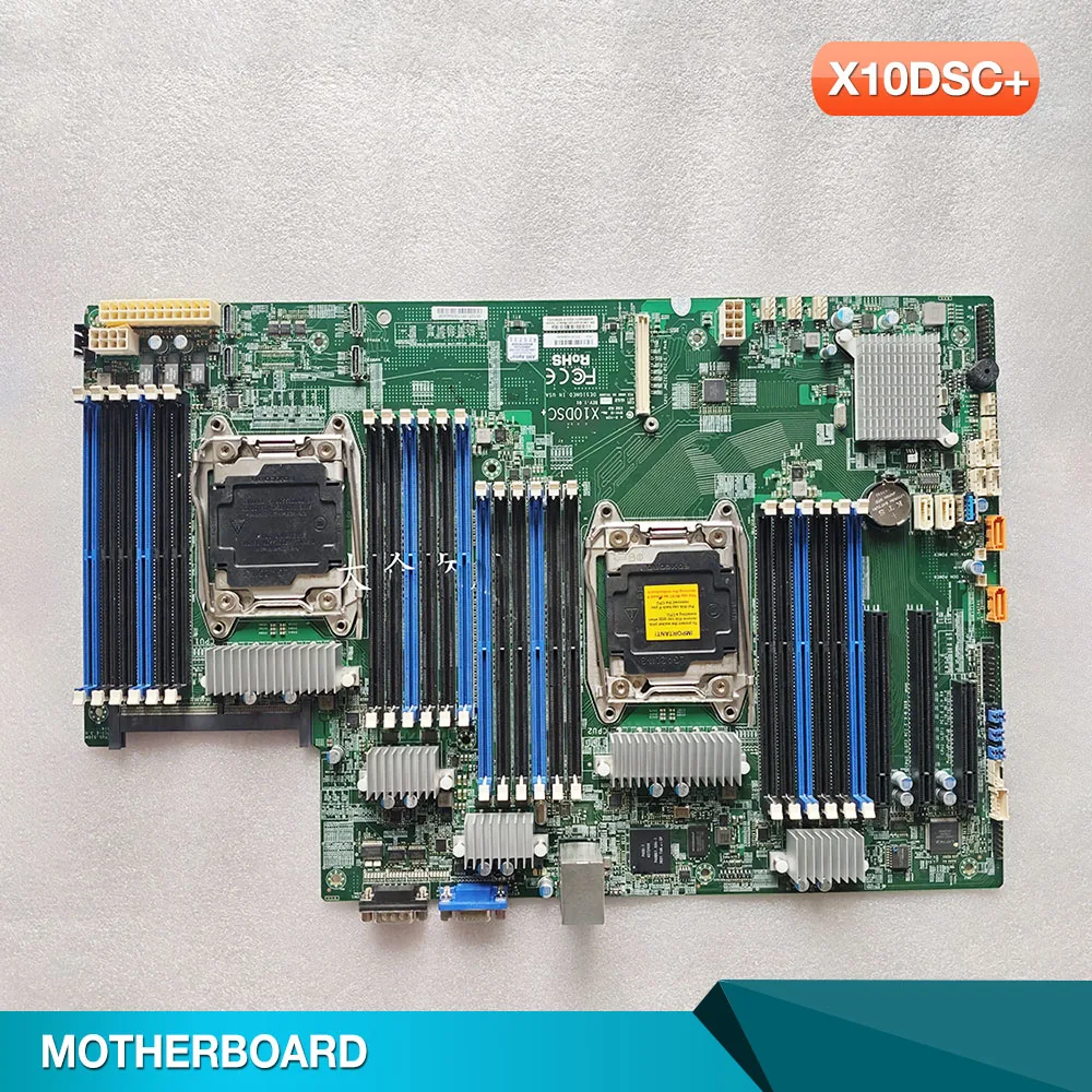 

Материнская плата X10DSC+ для двухсерверного шасси 6028R, поддерживает E5-V3 V4
