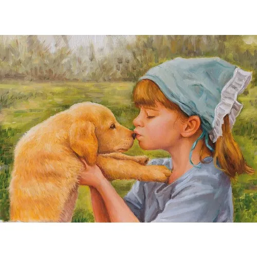 Nova Puzzle Jigsaw Puzzle 1000 Piece Dog And Little Girl 'S Love