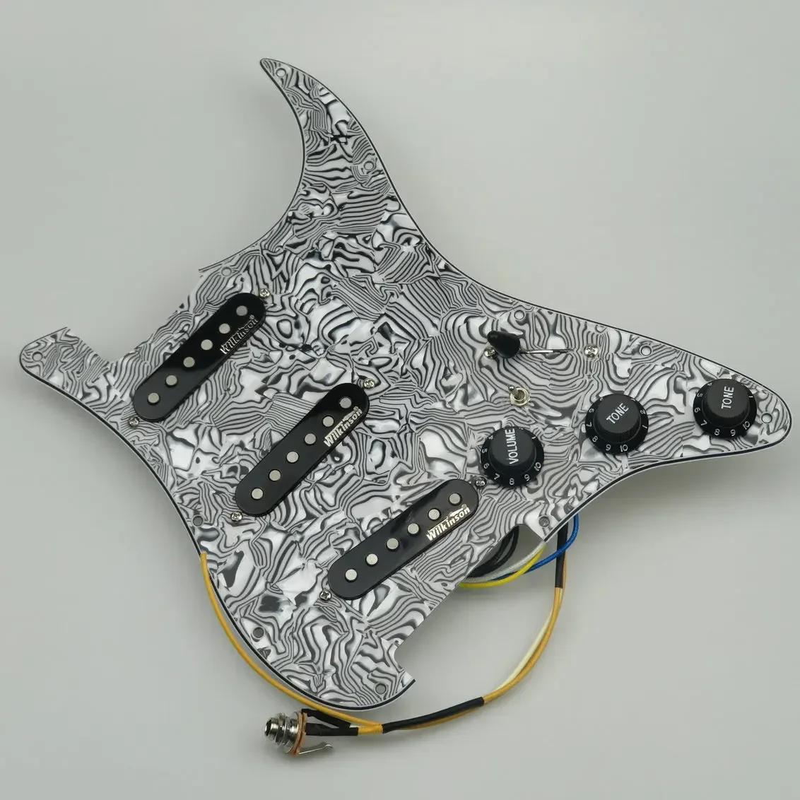 Guitar Pickups Prewired Pickguard Single Coil Pickup 7-Way type fully loaded pickguard For St-style guitar