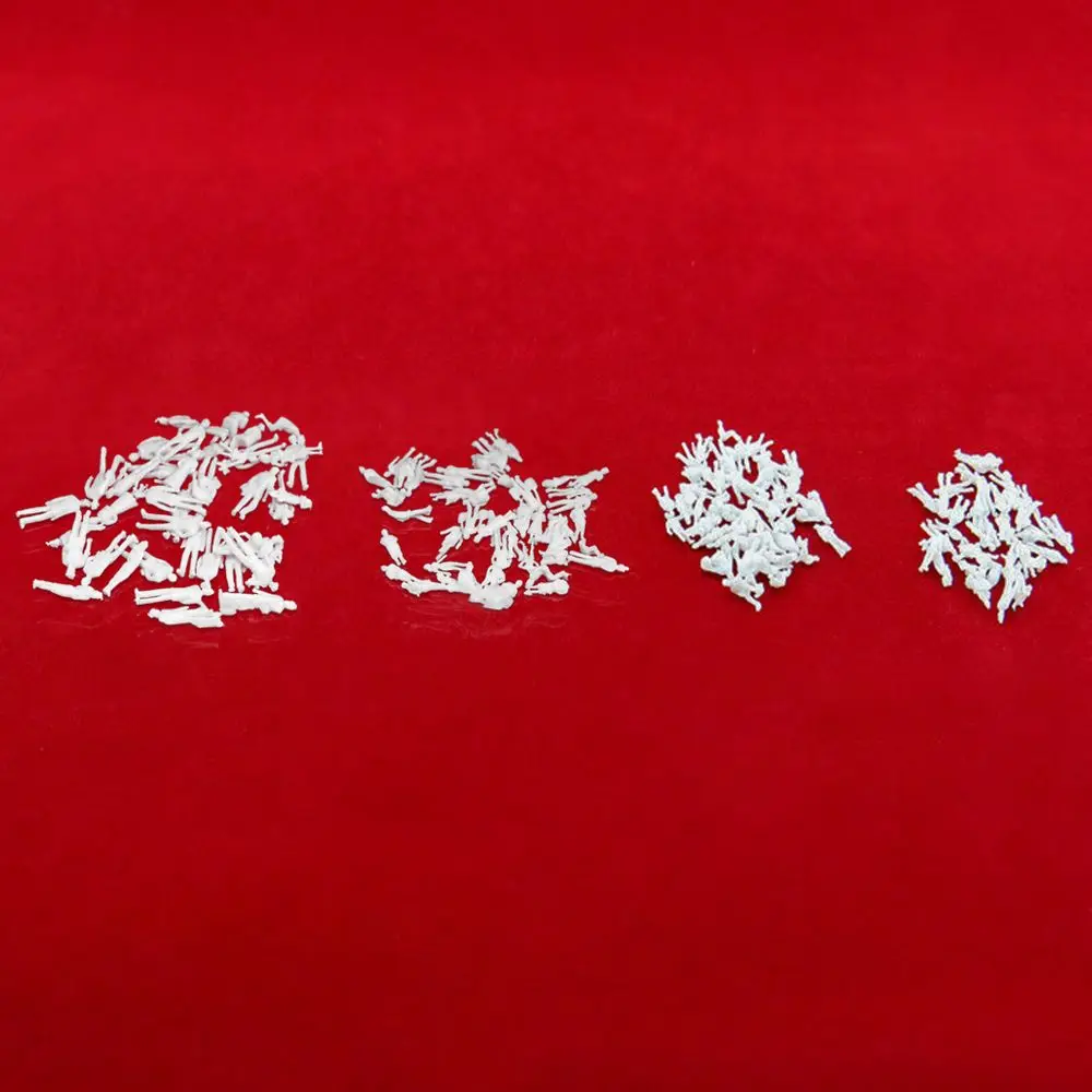 200pcs 1:100/150/200/300 Scale Hnadmade Human Scale Architectural Models Scale Model People Figures White Miniature Figures