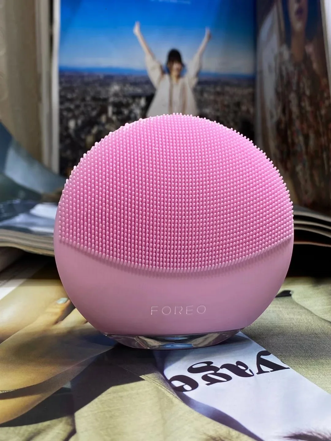 Foreo Luna Mini4 Gezichts Siliconen Gezichtsreinigingsborstel, Foreoing Echt Logo, Usb Opladen, Waterdicht, Niveau 8