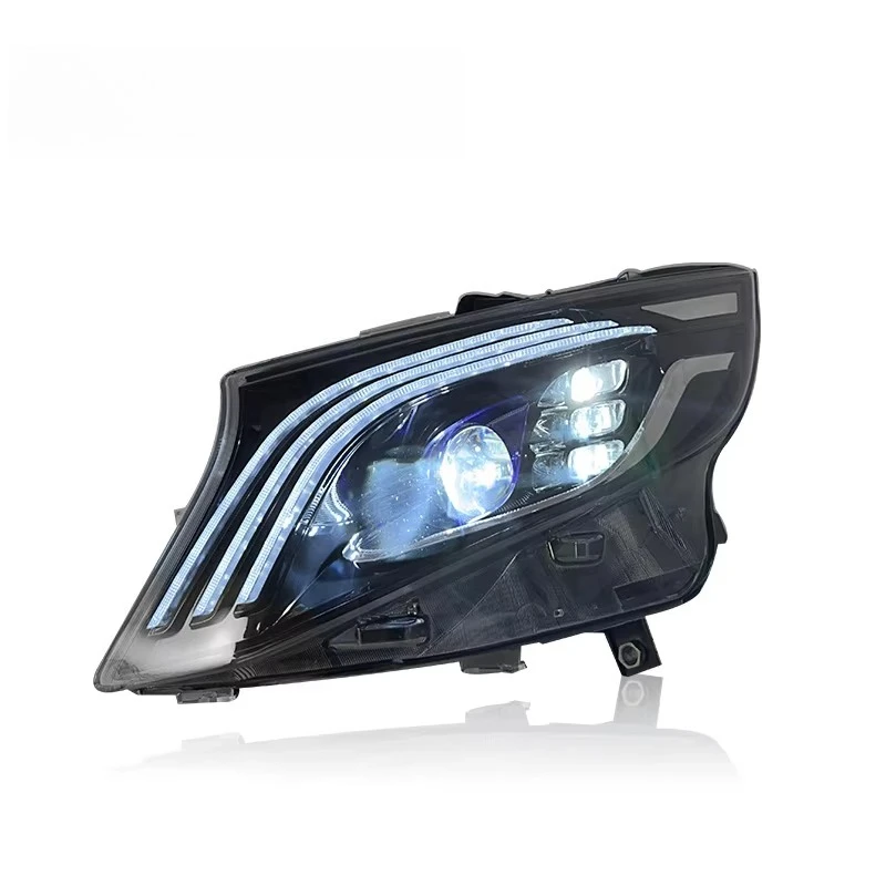 2 Unit LED Headlight Automatic Lighting System for Automobiles Front Headlights Vehicle Components Suitable for  18th-23th V
