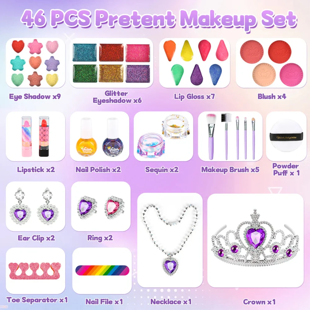 46-częściowy Zestaw do Makijaż – Beauty Makeup Kit For Kids recenzja i cena