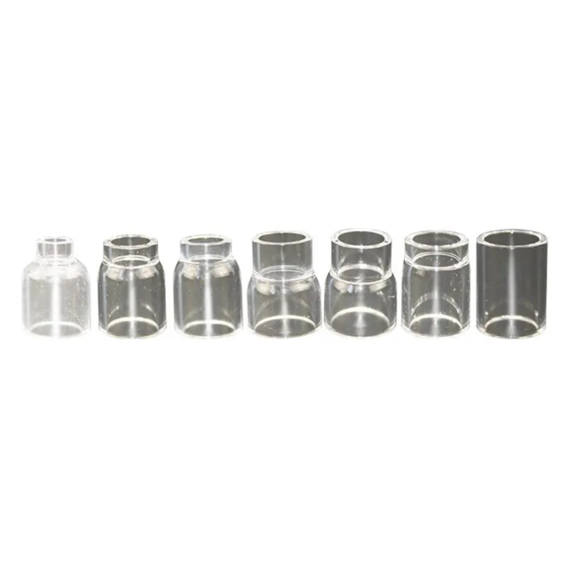 AC88 38pcs TIG Welding Gun Nozzle Ring Cover Gas Lens Glass Cup Kit with Alumina Nozzle & Glass Cups, Collet Body