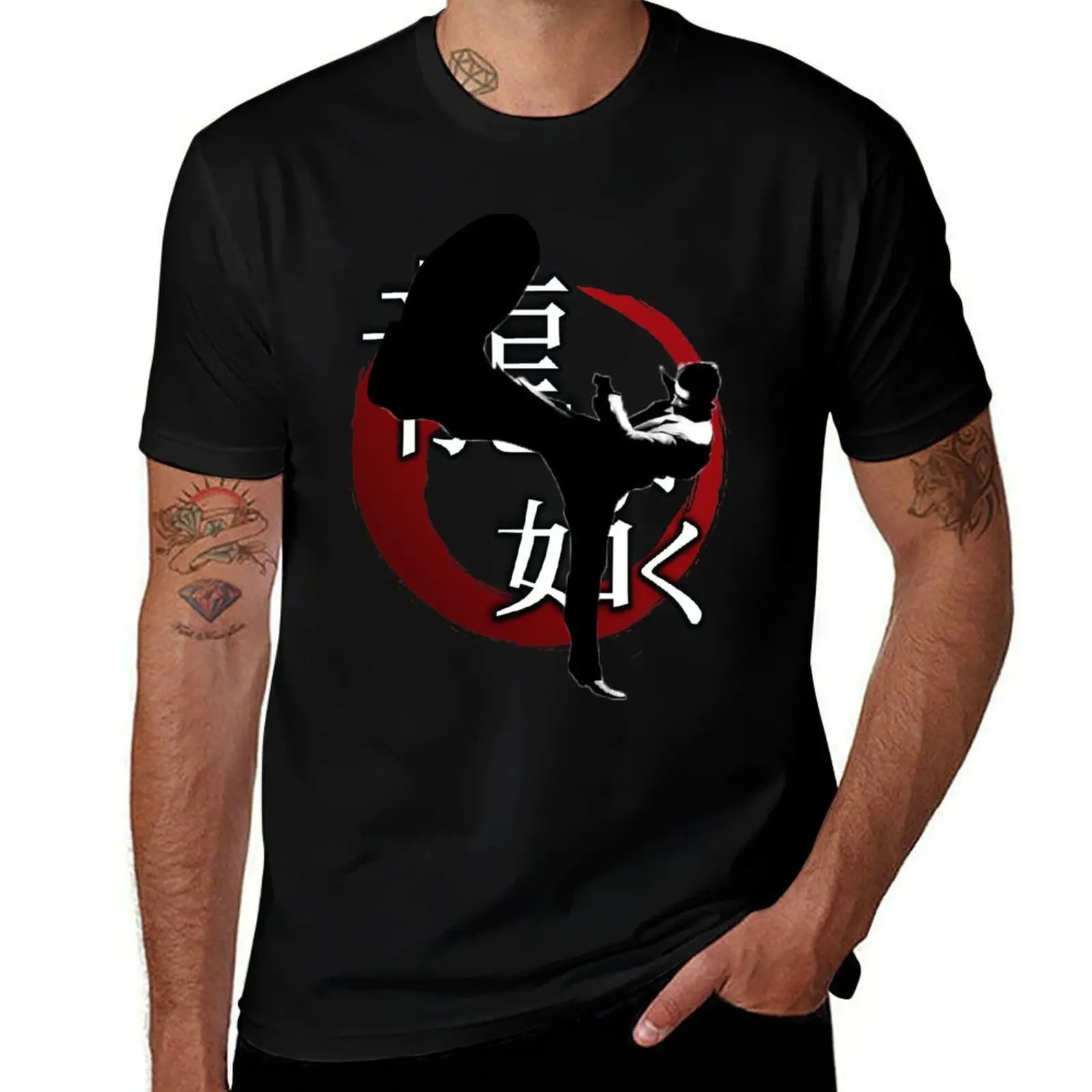 Yakuza Logo - Kiryu Kazuma T-Shirt Big and Tall Short Sleeve Tee T-Shirt