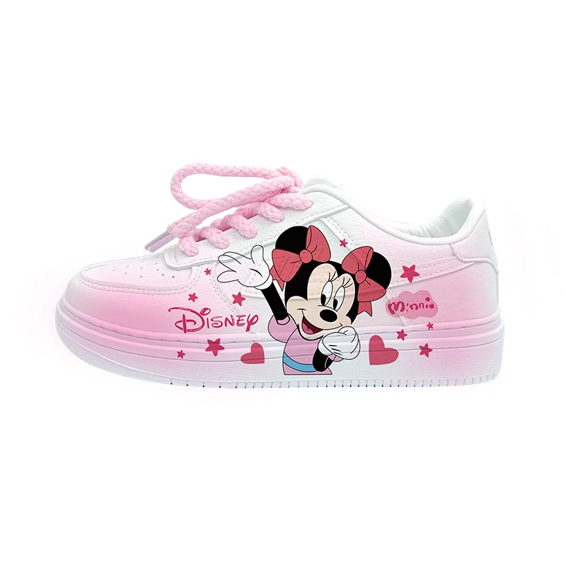 New Disney cartoon girls Minnie princess scarpe Casual carine scarpe sportive con fondo morbido antiscivolo per regalo ragazza