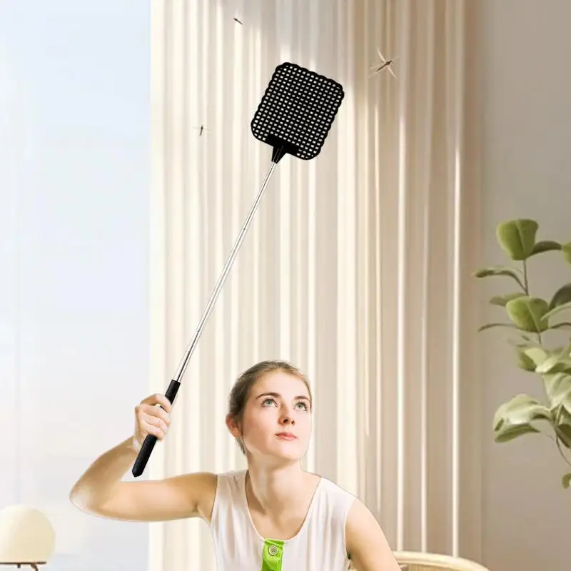 Fly Swatter For Indoors Retractable Home Fly Swatter Retractable Design Fly Swatting Tool For Bedroom Living Room Home And