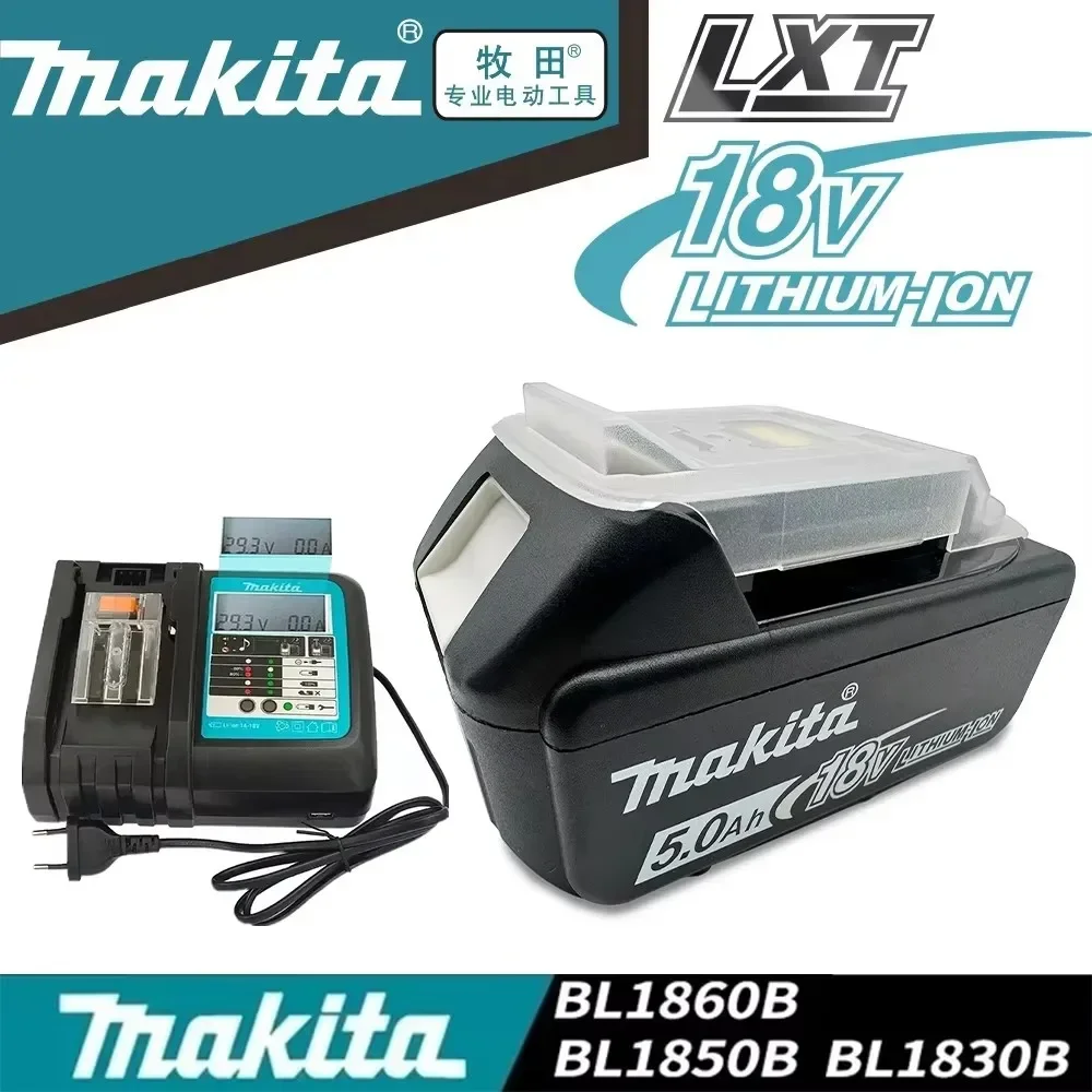 

Genuine Makita 18V Battery 3.0Ah/6Ah BL1850B Li-ion Replacement Battery BL1850 BL1860B BL1860 BL1840B BL1830B BL1830 LXT-400 RU