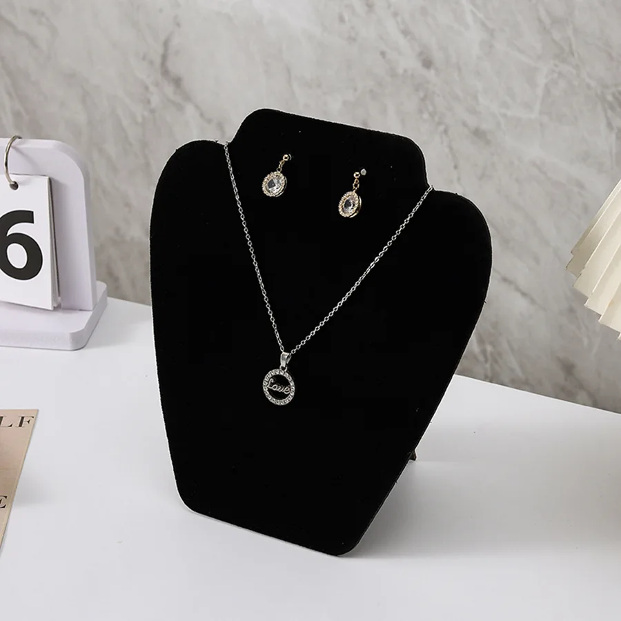 Jewelry Necklace Display Stand For Selling and Shows, Necklace Easel Stand, Collapsible Jewelry Necklace Bust Stand