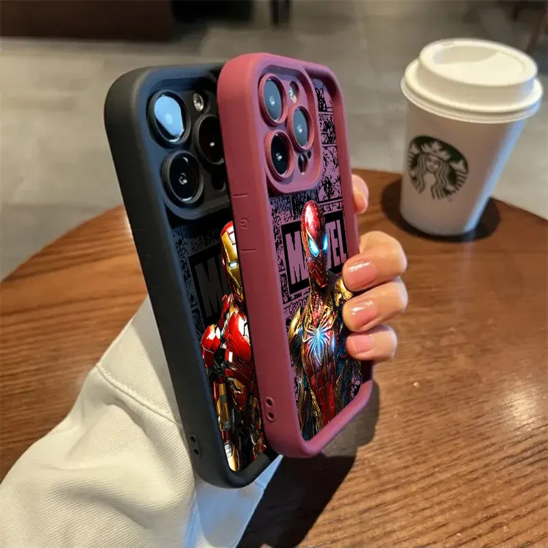 Anime IronmanS SpidermanS Phone Case for Motorola Moto Edge 70 G86 G56 G35 G34 G75 G PLAY G85 Neo Fusion Stylus Pro Ultra 4G 5G view 6