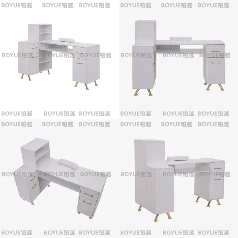 nail salon cabinet storage nail table cross-border plate type nail table with hand pillow beauty workbench