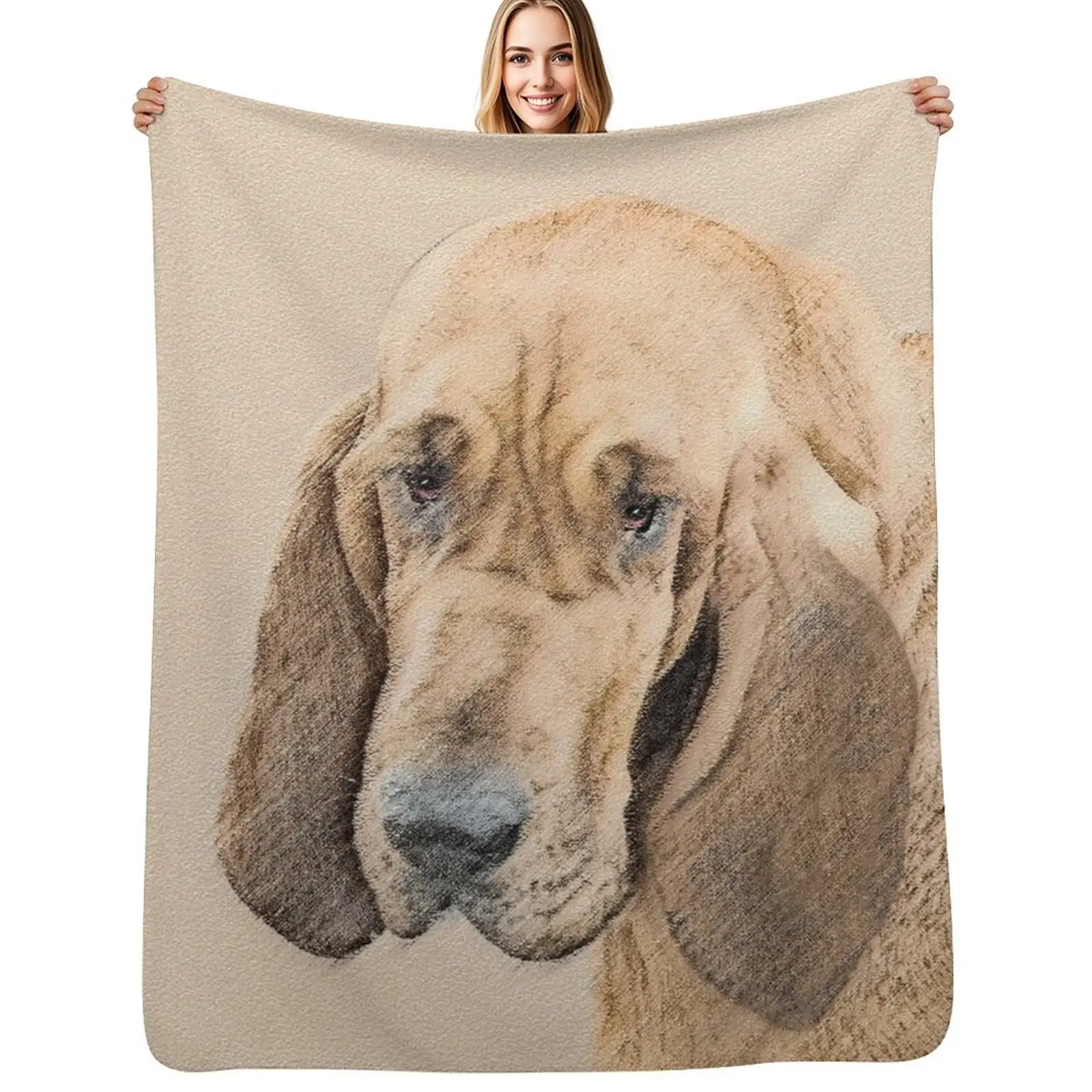 

Bloodhound Throw Blanket wednesday Heavy Decorative Sofas Blanket
