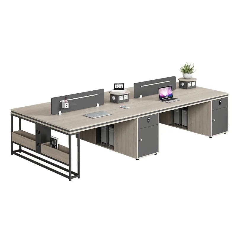 

Staff office desk and chair combination simple modern office staff screen workstation