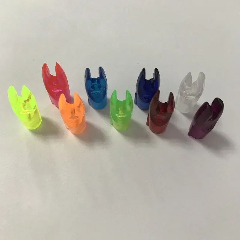 24 قطعة السهم الرماية البلاستيك ID3.2mm دبوس نوك ل سهم الكربون القوس والنشاب التقليدية مجمع القوس اكسسوارات الصيد الرماية