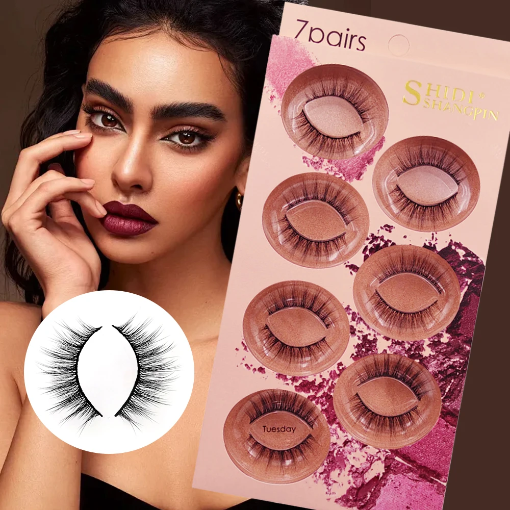 3/7 Pairs Dramatic False Eyelashes Natural Long 3D Mink Lashes Fluffy Fake cilios Makeup Eye Lash Volume Eyelash Extension Tools