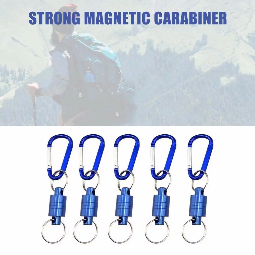 

Anti-loss Rope Buckle Outdoor Tool Magnetic Climbing Fishing Gear Lanyard Mountaineering Buckle Carabiner Magnetic Buckle