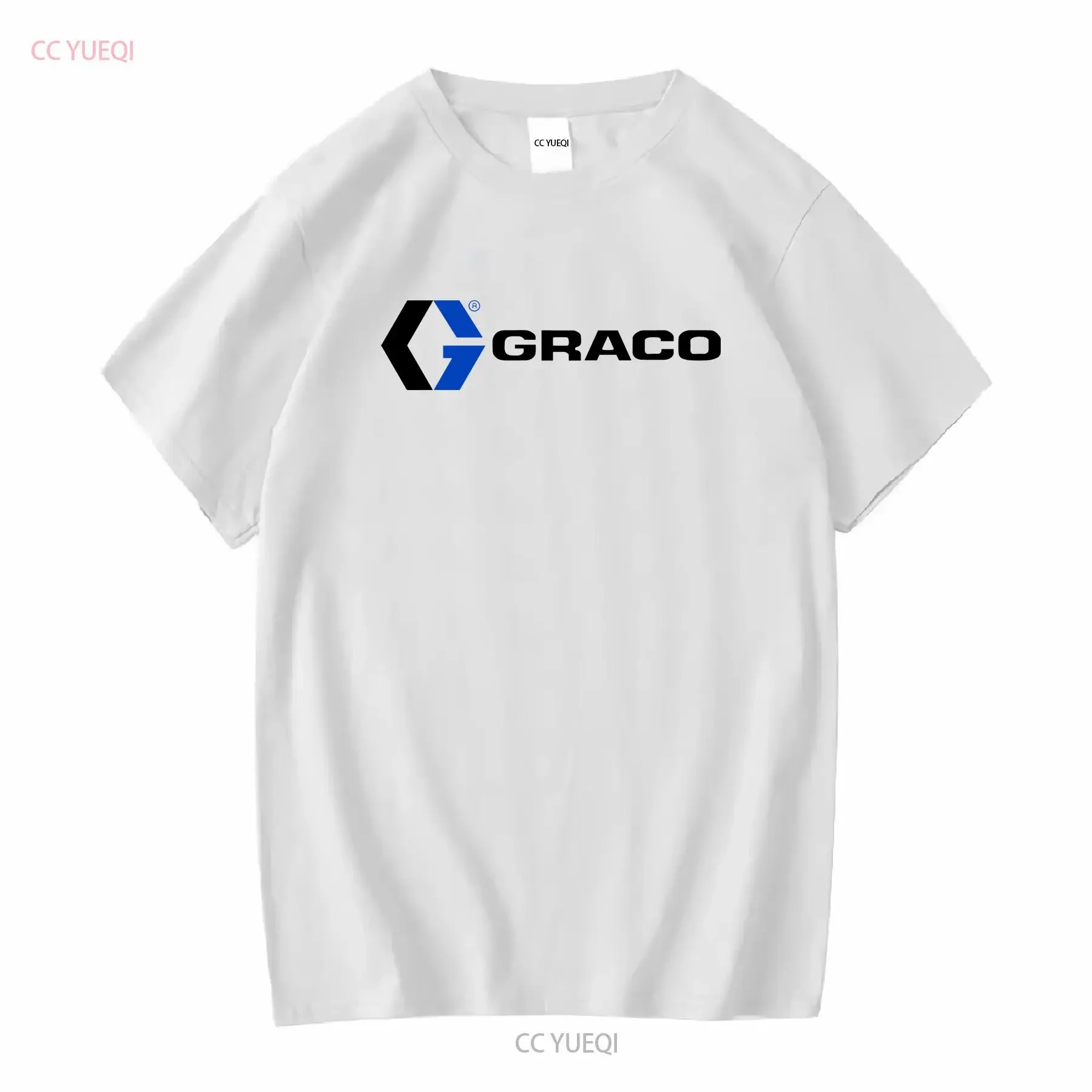 تي شيرت GRACO Drywall Stucco Pump Sprayer مقاس S إلى 5XL عتيق مغسول مريح ملابس الشارع أنيقة قليلاً ناعمة أوم