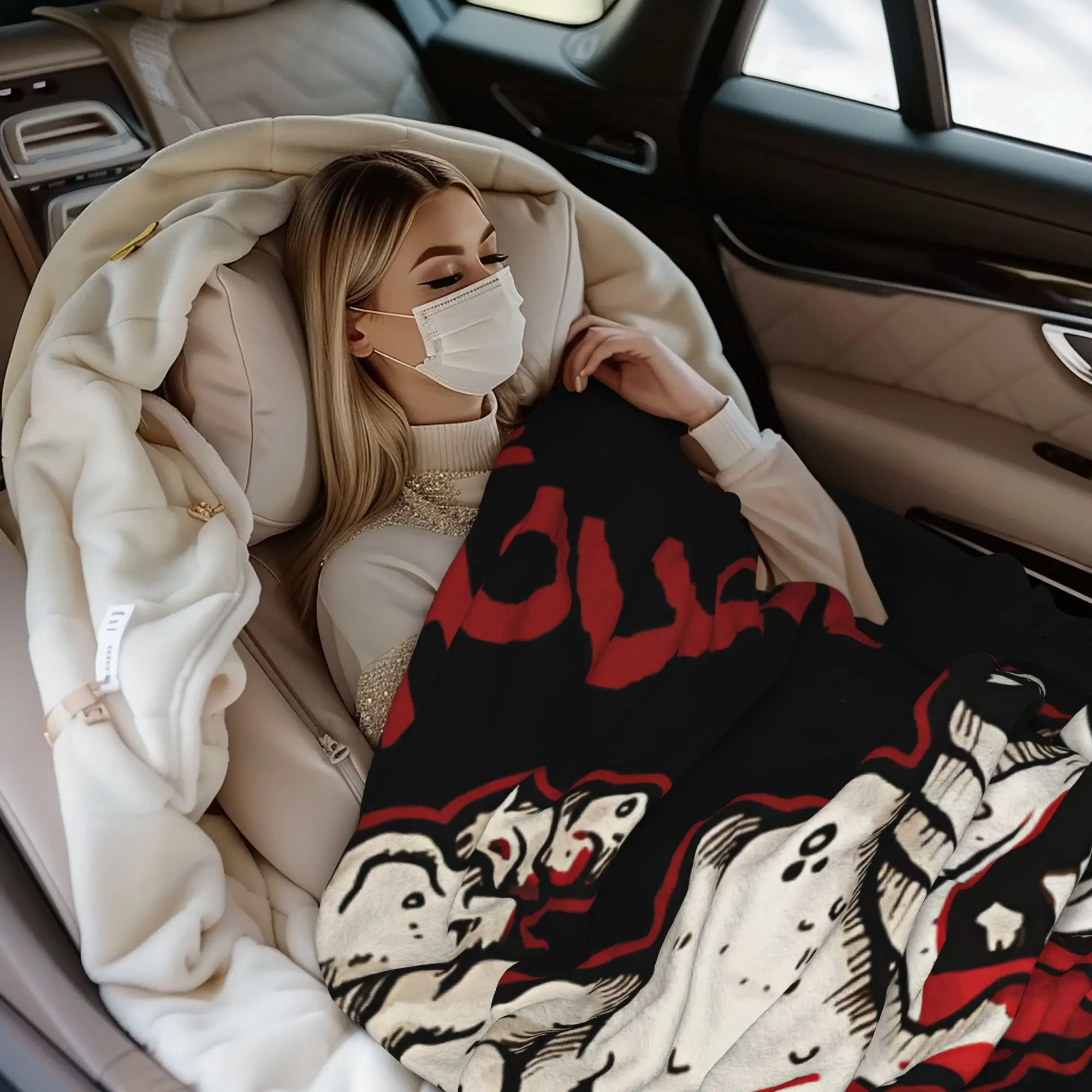 The Binding of Isaac The Hollow Flannel Throw Blanket Cartoon for Couch Knitted Blanket Outdoor Lightweight Portable Quilt