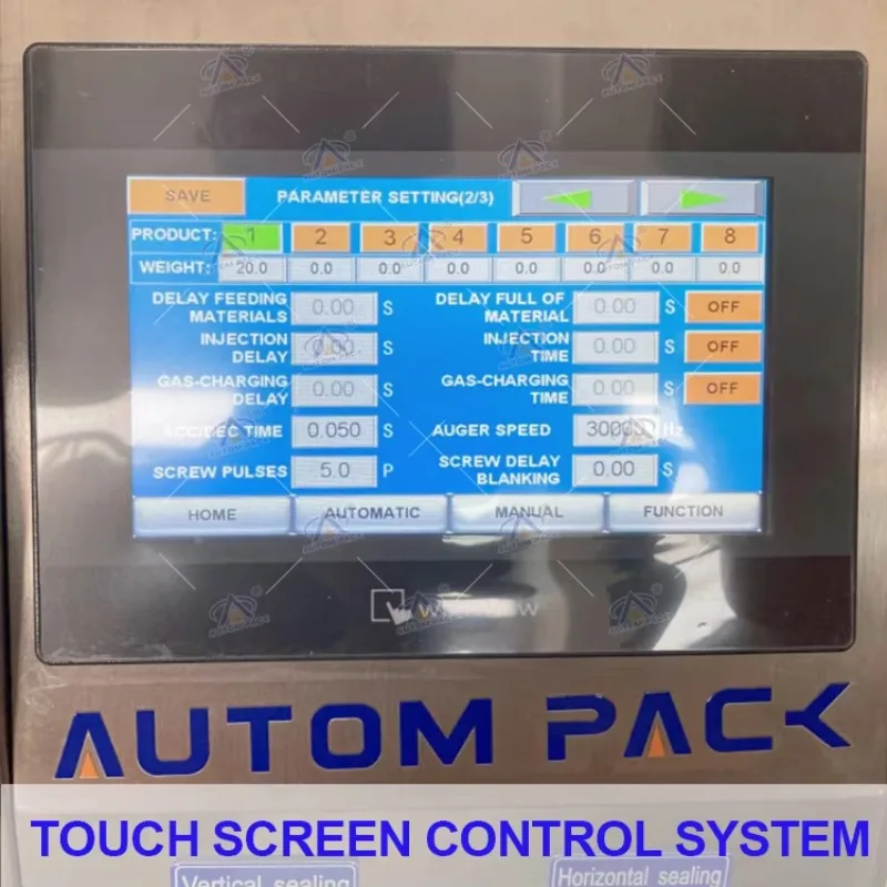 عالية كفاءة العمودي نوع ATM-380B الذرة نفخة البوب الذرة الحيوانات الأليفة المعكرونة القهوة الأرز القهوة الشوكولاته الفاصوليا آلة التعبئة الأوتوماتيكية