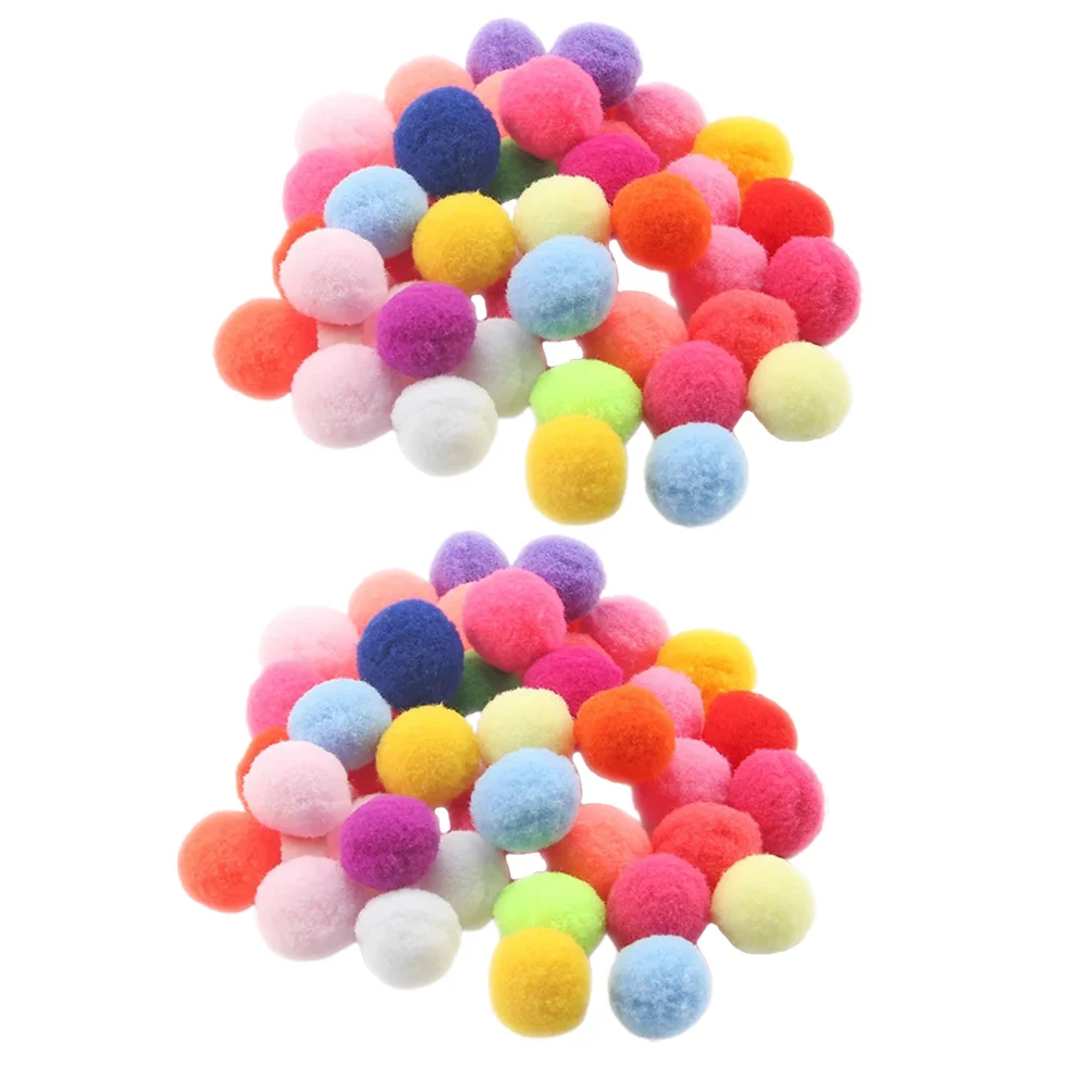 2 pezzi colorati Pom Ball decorazioni appese carino camera dei bambini festa foto sfondo banner ciondolo da parete in stile nordico