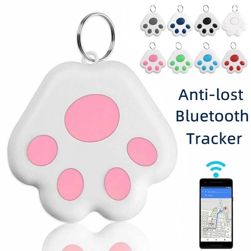 Mini Smart GPS Tracker Key Finder Locator Wireless Bluetooth Anti Lost Alarm Sensor Device Tracker for Kids for Pets Cat Luggage 