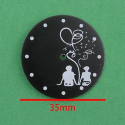 watch dial 26mm 35mm for 2035 movement sl68movement pc21 movement pc20 movement gl68 movement black