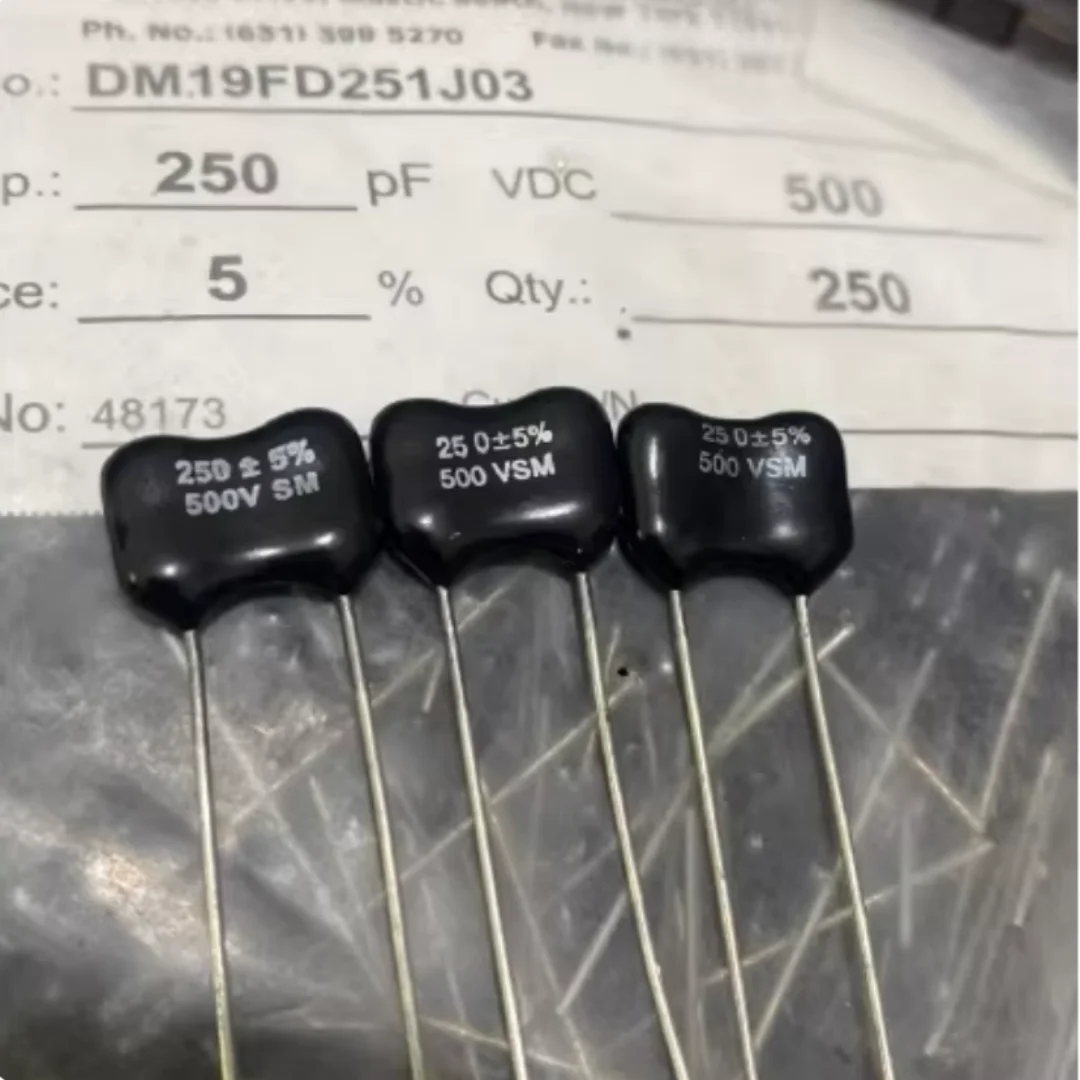 

250PF 500V American SM silver mica capacitor 500V250PF P10