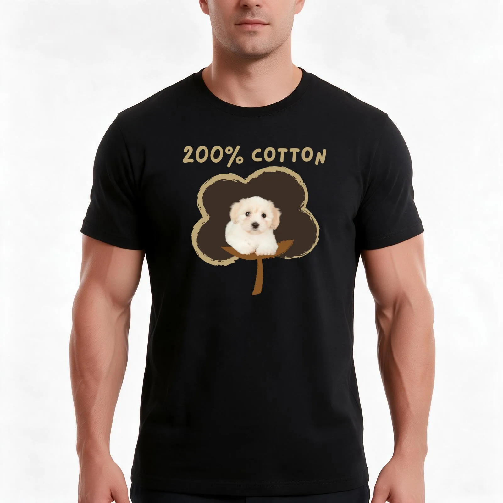 200% cotton - Cute Funny Gift for Coton de Tulear Owners - Birthday Gift for Mothers day Fathers day Christmas Thanks T-Shirt