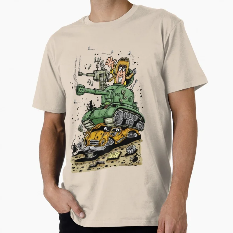 Crazy Tank Drivver 80s Retro Arcade game Metal Slug Vintage Gift shirt 100% cotton Print Graphic Clothes All size S-6XL Tops